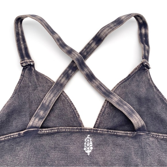 NEW Free People Good Karma Crop Tank in Graphite, M/LG - Picture 10 of 13